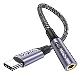 MOSWAG USB Typ C auf 3.5mm Kopfhörer Jack Adapter, Audio USB C auf Aux Dongle Kabel für...