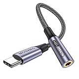 MOSWAG USB Typ C auf 3.5mm Kopfhörer Jack Adapter, Audio USB C auf Aux Dongle Kabel für...