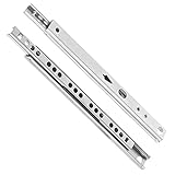 Mprofi MT® 2 Stück (1 Paar) Schubladenschienen - Schubladenauszug H: 17mm / L:...
