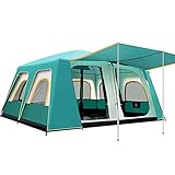 Festival-Kuppelzelt mit 12 Fenstern Pop-Up-Zelt 8-12 Personen Sofortzelt Großes...