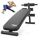 TREX SPORT Sit Up Bank klappbar Hantelbank TX-050B | Trainingsbank Schrägbank mit...