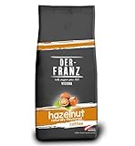 Der-Franz Kaffee, Mischung aus Arabica und Robusta, geröstet, ganze Bohne aromatisiert...