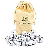 6, 12, 20, 30 oder 50 hochqualitative Würfel von Waldfelsen® Standardgröße...