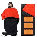 Transportabler Elektrisch Beheizter Schlafsack Mit 3 Veränderbaren Wärmestufen USB...