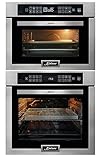 Kaiser Herdset EH 6306 R+ EM 6307 R, Einbau Backofen Set 79 L, 15 Funktionen, Edelstahl +...