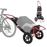 SEPNINE® Lastenanhänger Fahrrad, 2 in 1, Fahrradanhänger, Einkaufstrolley, Handwagen,...