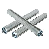 3er-Set Edelstahl-Förderrollen mit 8 mm Achse, Ersatzrollen für Verteilungs- und...