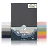 Laleni Jersey Spannbettlaken 100x100 cm Laufstall - Oeko-TEX zertifiziertes Spannbettlaken...
