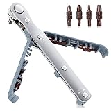 ANBEISTEE 1/4-Zoll Mini-Ratschen-Schraubendreher-Set, enge Reichweite, Hohes...
