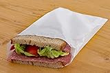 sunmondo 200 STK Frühstücktüten aus Papier - Fettdichte Beutel für Toast, Brot,...