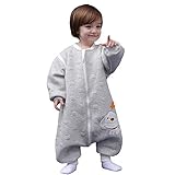 MIKAFEN Schläfsack Baby Langarm Winter kinderSchlafsack,Hund Muster Baby Schlafsack mit...