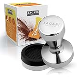 LACARI Tamper | Tamper 51mm Silber | Kaffee Tamper | Edelstahl Espresso Tamper...