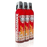 XENOTEC Premium Feuerlöschspray – 3er Set - 750ml – Stopfire – Autofeuerlöscher...