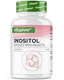 vit4ever Myo-Inositol 1500 mg pro Tag - Hochdosierte 240 vegane Kapseln - Reines Inositol...