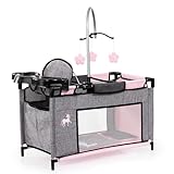 Bayer Design 62633AB Puppenbett mit Schrank, Sitz, Mobile, Ablage, Bettdecke,...