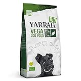 YARRAH Vega Vegetarisches Bio-Trockenfutter für Hunde – für alle Rassen und...