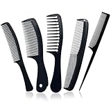 AHLPO Haarkamm Kamm Set - 5PCS Professioneller Friseur Präzisionskamm, Barbier...