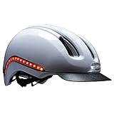 Nutcase VIO Commute MIPS LED Helm, Gloss, Blanco, L/XL | 59-62cm