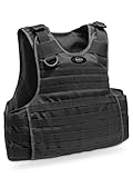 SHIELD Germany® Plattenträger Schwarz, Taktische Schutzweste, schusssichere...