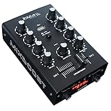 Ibiza - MIX500BT - Semiprofessioneller 2-Kanal-Mixer mit Mikrofon- und...