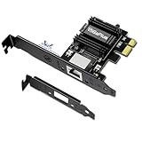 2.5Gb PCIe Netzwerkkarte, GiGaPlus 2500Mbps Ethernet Interface Adapter, mit Realtek...