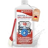 MAXXI CLEAN | Backofen & Grillreiniger - das Original | 1x 750 ml + 1x Pinsel | extra...