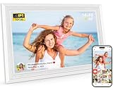 Frameo WLAN Digitaler Bilderrahmen 10,1 Zoll, HD 1280 * 800 IPS Touchscreen Elektronischer...