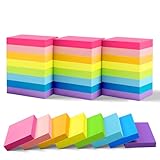 24 Packung Haftnotizen Klebezettel,50 x 38 mm Klein Sticky Notes,Selbstklebende...