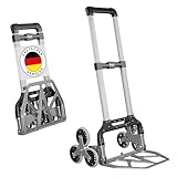 ATHLON TOOLS Treppensteiger-Sackkarre bis 100kg - XXL - klappbar - aus Aluminium - extra...