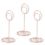 Zerodis Bürobedarf 85 Mm Runder Tischkartenhalter aus Eisen für den Schreibtisch,...