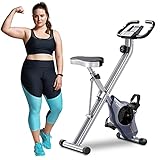 BCAN Heimtrainer Fahrrad Klappbar für Schwere Menschen, Faltbares Heimtrainer (150 kg...