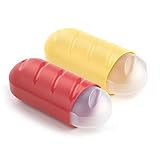 TATAY Sandwich Box Fresh | 2er Set | Kompaktes, ausziehbares Design mit abnehmbarem Deckel...