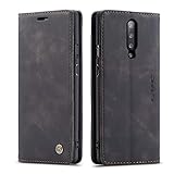 mvced Handyhülle Kompatibel mit OnePlus 7 Pro,Premium Leder Flip Case...