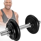 Miweba Sports Hantelset MKH110 | 10kg - 𝐏𝐫𝐨𝐟𝐢 Einzelhantel - Hanteln für...