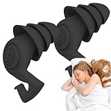 Ohrstöpsel zum Schlafen, wiederverwendbare Silikon-Ohrstöpsel zum Gehörschutz,...