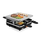 Tristar Raclette-Stein – Steingrillplatte – Grillfläche 21 x 21 cm – Geeignet für...