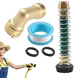 Schlauchverteiler - Adapter für Wasserschlauch | 2-Wege-Anschluss Connect Rupect Splitter...