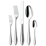 WMF Verona Besteckset, 12 Personen, 60-teilig, Monobloc-Messer, Cromargan Edelstahl...