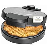 Waffeleisen Herzform Antihaftbeschichtung - Waffelautomat Starke 1000 Watt -...