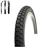 1 x VEE Rubber V024 18' Fahrradreifen Schwarz 47-355 (18 x 1.75) inkl. Reifenheber