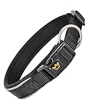 Rudelkönig Hundehalsband Paola - Verstellbares Halsband Hund aus Nylon - Reflektierendes...