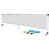 Scatch Set mit Tennisnetz und Schlägern - Netzgarnitur Kombi - Freistehendes...