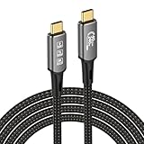 USB4 Kabel, mit Thunderbolt 4 Kabel,240W Ladekabel 40Gbps Datenkabel,8K@60Hz...