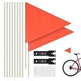 lalago 2PCS Fahrradwimpel Kinder (200CM),Einstellbar Fahrradfahne...