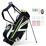 XDriveMax Golf-Standtasche, leichte Golftasche mit Ständer für Männer und...