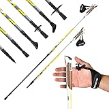 Nordic Walking Stöcke Premium White - hochwertige Qualität - Superleicht -...