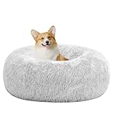 HMTOPE Orthopädisches Hundebett rund Hundekissen Hundesofa Katzenbett Donut...