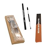 PACKOVE 1 Satz Bartfüller Schnurrbart Bleistift Bartpflegeset Bart-vorlagen-tool...