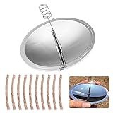 Kiuiom Survival Solar Igniter,Parabolspiegel,Camping Feuerstarter,Anzündhilfe...