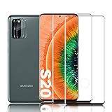 [2+2 Stück] Panzer Schutz Glas für Samsung Galaxy S20 - Kamera Schutzfolie -...